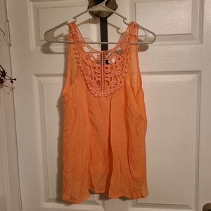 Woman's Mismook Blouse, Orange, Small